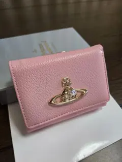 Vivienne Westwood 二つ折り 財布 ピンク - メルカリ