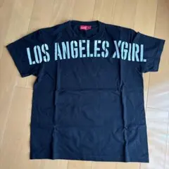 X-girl 半袖Tシャツ ブラック ロゴプリントのサムネイル