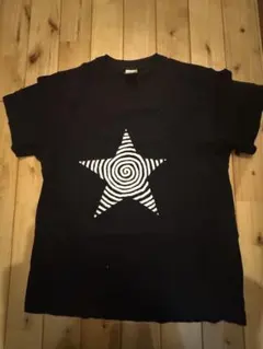 United Athle 星柄プリント Tシャツ ブラック 値下げ交渉可能