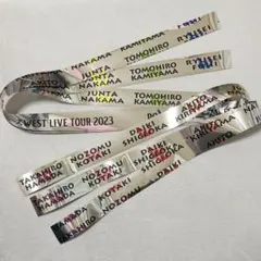 WEST. 銀テープ　3本セット　ライブツアー2023 POWER