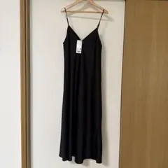 UNIQLO ブラック キャミワンピース M