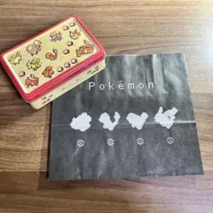 メリーチョコレート　ポケモン　缶ケース　ほのおタイプ