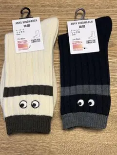 ユニクロ アニヤハインドマーチ ヒートテックソックス　2足セット　新品未使用