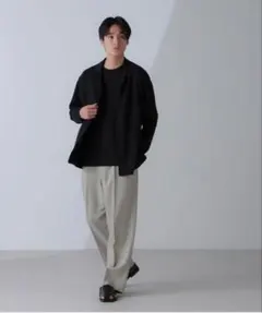 nano universe ミラノリブジャケット カーディガン サイズS