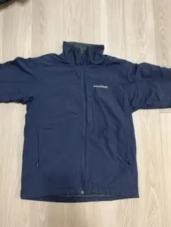 mont-bell ジップアップジャケット ネイビー グレー