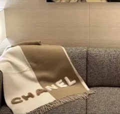 CHANEL シャネル ノベルティ ブランケット ひざ掛け【新品未使用ラスト一点 CHANEL シャネル ノベルティ ブランケット ひざ掛け【新品未使用ラスト