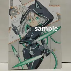 オリジナルイラスト[サイバー猫娘]のサムネイル
