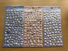 ぷちぷにらいふしーる　3枚セット
