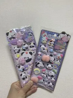 ぷくぷくシール まとめ売り 可愛い 人気 シール　2枚セット発送