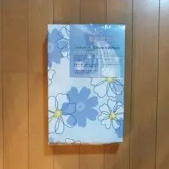 敷布団カバー ブルー 花柄 シングルサイズ 未使用