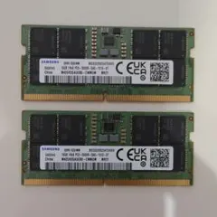 Samsung DDR5-5600 SODIMM 32GB 16GB×2のサムネイル