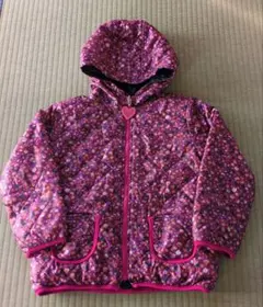 キッズ　花柄フード付きジャケット　120