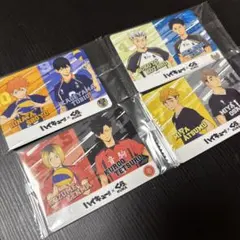 【4枚セット】ハイキュー!! キャラクターカード くら寿司　まとめ売り
