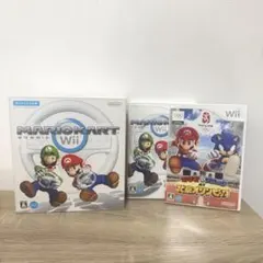 マリオカートWiiハンドル＋ソフト マリオ＆ソニックat北京オリンピック