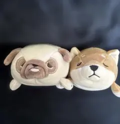 りぶはあと ねむねむアニマルズ マスコット パグ 柴犬のサムネイル