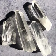 【大きめ！4本セット！最強水晶】レムリアンシードクリスタル　ポイント40