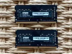 KLEVV DDR4-2666 8GB メモリー 2枚セット 本体 - メルカリ