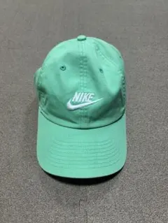 Nike ミントグリーン エメラルドグリーン　キャップ　刺繍ロゴ　6パネル　蛍光のサムネイル