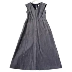 【mikky】Max Mara　デニムストレッチロングワンピース Aライン mikky様専用】Max Mara デニムストレッチロングワンピース Aライン