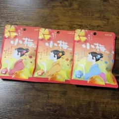 【新品未開封】LOTTE 小梅グミ 3袋セット あまずっぱい梅味グミのサムネイル