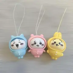 ちいかわ　パジャマパーティーズ　おきがえパジャママスコット うさぎ　ハチワレ