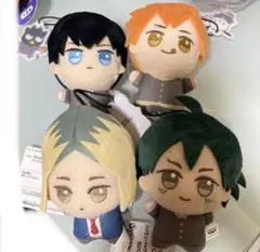 ハイキュー!!×サンリオキャラクターズ　ちびぐるみ　４種セット