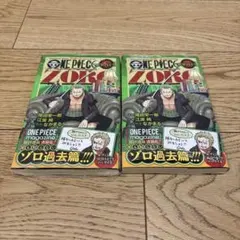 初版】ONE PIECE novel ZORO 2冊セット 【特典カード付き】 - メルカリ