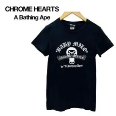 クロムハーツ×アベイシングエイプ　Tシャツ キッズ　brr クロムハーツ×アベイシングエイプTシャツ キッズbrr