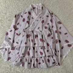 【美品】アンクルージュ　チェリー　ベリー　浴衣　ワンピース　M
