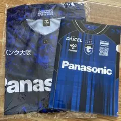 新品未開封　ガンバ大阪 ベースボールシャツ クリアファイル付