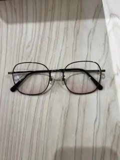 JINS 中顔面短縮メガネ度なし　チークレンズ　ピンク