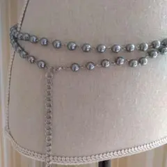 シルバービーズ チェーンベルト又はネックレスに