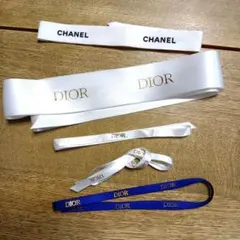 Dior＆CHANEL ラッピング用リボンセット