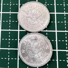 中央に瑞雲に囲まれた「八咫烏　 1銭アルミ貨幣　ほぼ未使用昭和15年のサムネイル