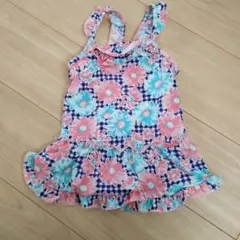 100センチ　フラワーワンピース水着