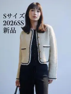 未使用級☆DRESSTERIOR ドレステリア バイカラーショートジャケット38