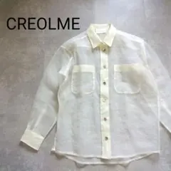 CREOLME クレオルム シアーシャツ ブラウス シースルーのサムネイル