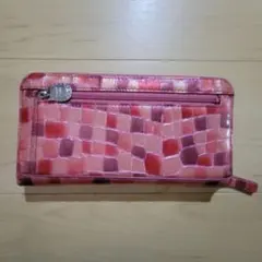 COCCO FIORE 長財布 ピンク クロコ型押しレザーのサムネイル