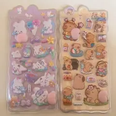 おまとめ割アリ◆おしりシール 立体シール 2セット No.18