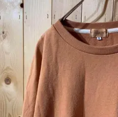 AE4786 PEANUTS 長袖スウェット ライトオレンジ メンズ M 60