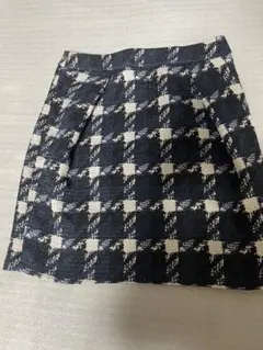 春にもかわいい❣️innowave｜イノウェーブ｜ ネイビーとホワイトのチェック柄