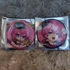 けちゃくん3周年缶バッチ デフォ、等身 ✾AMPTAKxCOLORS ✾3周年 缶バッジ けちゃ 等身 - メルカリ