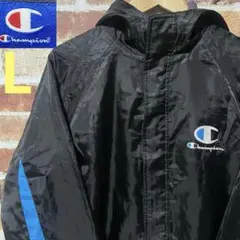 N47 champion ナイロンジャケット 裏地フリース L相当