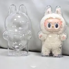 ラブブ Labubu 専用ケース 透明ケース クリアケース 立ちタイプ １個