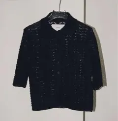 TODAYFUL トゥデイフル レースニットシャツ　ブラックのサムネイル