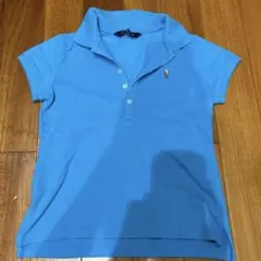 Ralph Lauren 半袖ポロシャツ　ピチT ブルー　140cm
