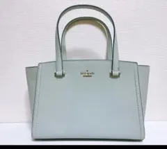 kate spade ライトブルー　 トートバッグ　ハンドバッグ　水色