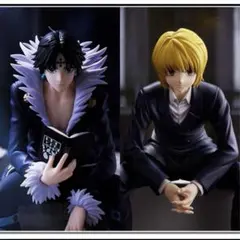 HUNTER×HUNTER　ぬーどるストッパーフィギュア　クラピカ　クロロ　2種