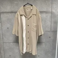 90s00s VINTAGE SILK 開襟　アロハシャツ　シルク100%美品