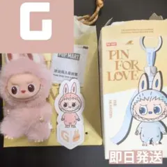 正規品 ラブブ LABUBU PIN FOR LOVE イニシャル G